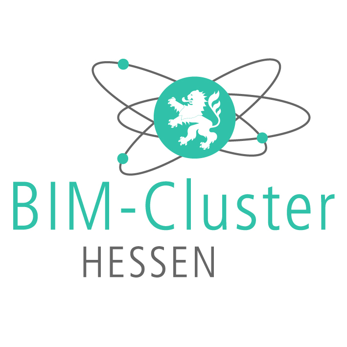 Das Logo des BIM-Cluster-Hessen e.V.