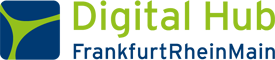 Das Logo des Digital Hub FrankfurtRheinMain e.V.